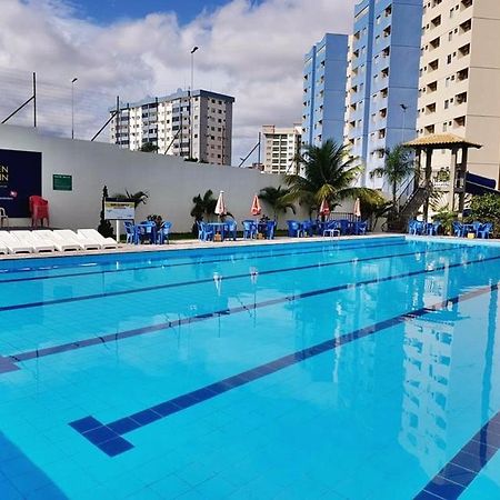 Flat Golden Dolphin Grand Hotel - Quarto E Sala Com Roupa De Cama E Banho - Piscinas 24H Caldas Novas Exterior photo