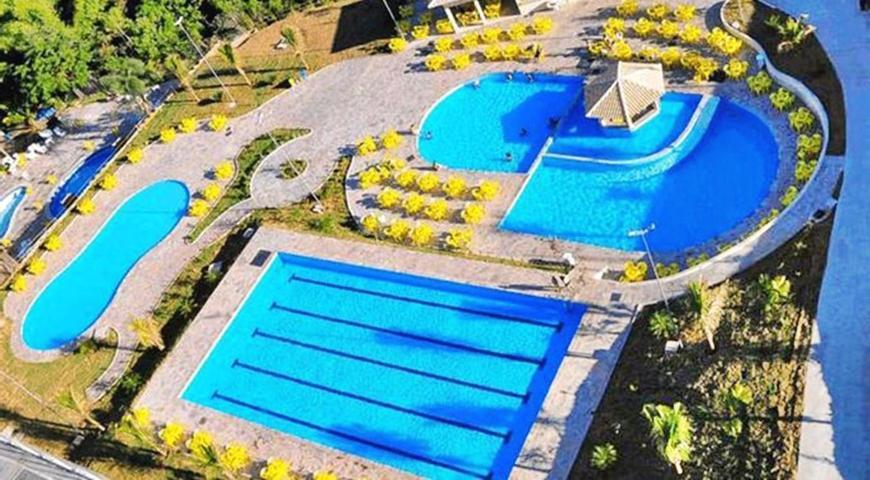 Flat Golden Dolphin Grand Hotel - Quarto E Sala Com Roupa De Cama E Banho - Piscinas 24H Caldas Novas Exterior photo